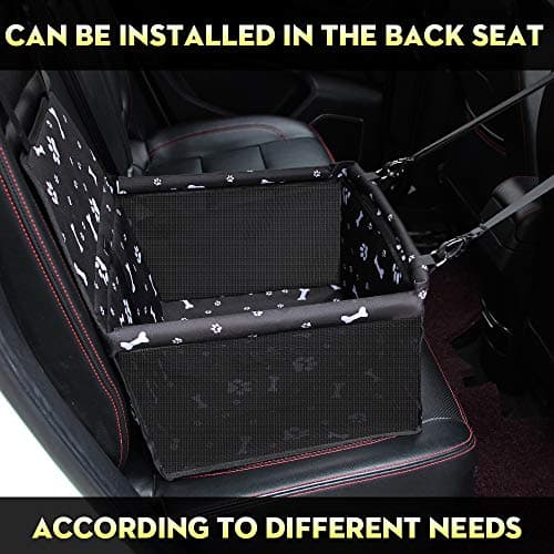 SWIHELP Dog and Cat Carrier Bag with Booster Seat Belt for Pet Car Bag Breathable for Pet Cat Dog. - Image 6