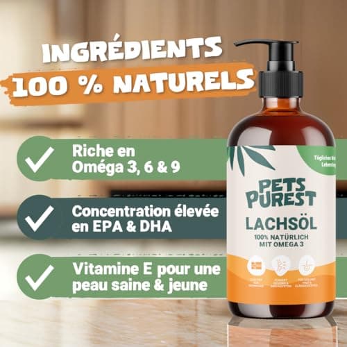 Pets Purest Salmon Oil for Dogs and Cats 1000ml - Pure Norwegian Salmon Oil with Omega 3-6-9 and Vitamin E - Supports Skin, Coat, Joints and Immune System - Image 6