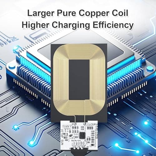 Ultra Fast Wireless Charging Receiver and Adapter 1300mA Type C Qi Wireless Charging Receiver USB Type C Adapter for Google Pixel Samsung Galaxy S21 A52s A72 A32 A12 A51 A50 Android USB C - Image 5