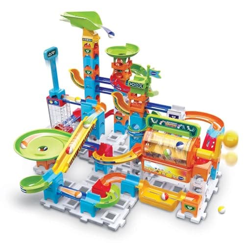 VTech - Marble Rush, Electronic Ball Circuit Super Action Set Electronic L200E, Building Set, 102 Pieces, 10 Balls, Gift for Children from 4 Years Old - Image 2