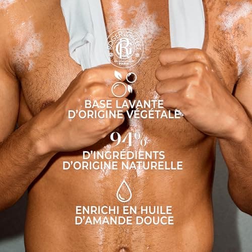 Roger&Gallet – 3 in 1 Cologne Twist Cleansing Gel 100 g – Lemon Bergamot Cashmere Wood – 94% Natural Ingredients - Image 7