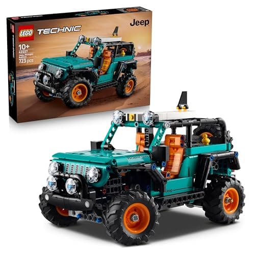 LEGO Technic SUV Jeep Wrangler Rubicon - Jouet Voiture - Maquette de 4x4 avec Moteur V6, Direction & Suspension - Idée de Cadeau d'anniversaire STEM pour Garçon dès 10 Ans 42227 - Image 3