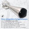 Anakel Home Replacement Metal Arm 7322110294 for Braun 4199 Blender for Multiquick 7 - Image 7