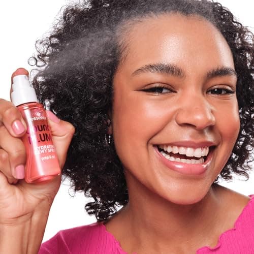 essence bouncy PLUMP HYDRATING DEWY SPRAY 10, Watermelon Fruity Setting Spray, Moisturizing, Radiant Finish, Ultra-Fine Mist, 50 ml - Image 5