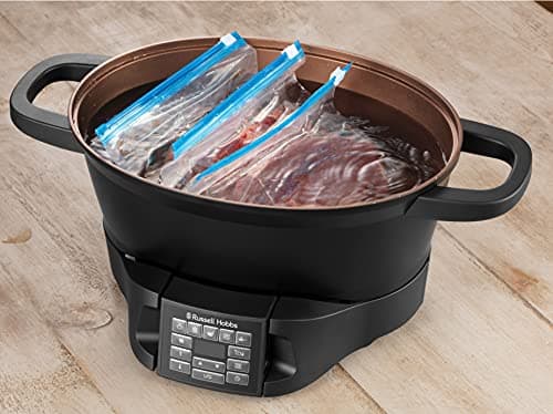 Russell Hobbs Electric Slow Cooker [8 in 1 Versatile] Good to Go (Roast, Slow Cook, Steam, Vacuum, Boil, Rice Cooker, 6.5L, Energy Saving, Removable Control) 28270-56 - Image 6