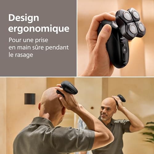 Philips Head Shaver Pro 5000 Series - Rasoir pour la tête pour hommes et femmes, tête flexible à 360° et lames ComfortCut pour un rasage efficace tout en douceur pour la peau, modèle HS5980/15 - Image 7