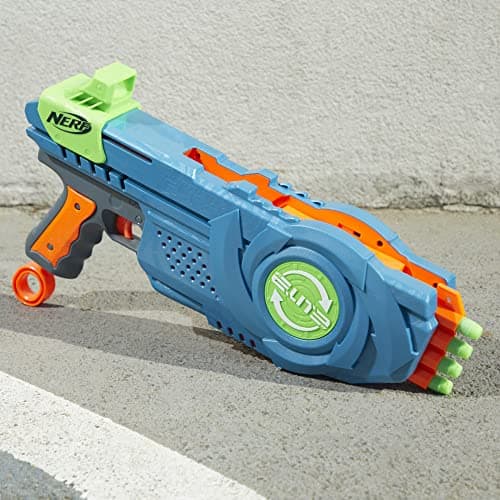 Nerf Elite 2.0, blaster Flipshots Flip-8 avec 2 fois 4 canons pivotants, capacité de 8 fléchettes, 8 fléchettes Nerf - Image 4