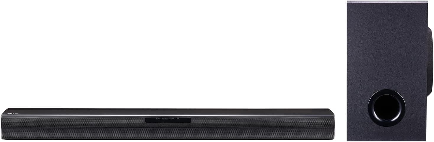 LG Barre de Son système 2.1 SQC1 | 160W | Caisson de Basses sans Fil | SQC1, Noir - Image 10