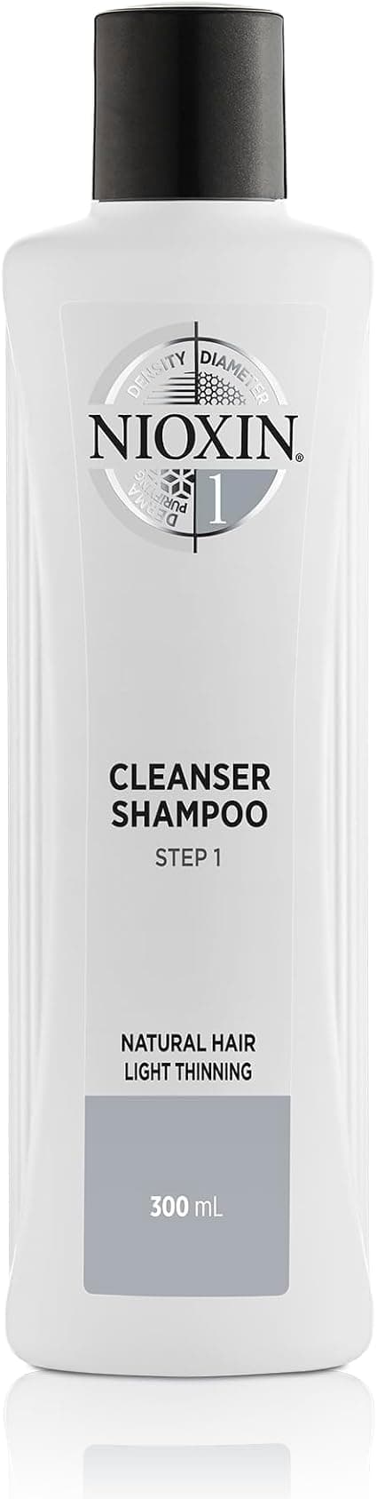 NIOXIN Cleanser System Shampoo for Normal to Fine/Natural Hair, 300 ml - Image 1