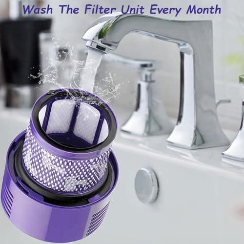 2Pcs Replacement V10 Filters for Dyson V10 Cyclone Series, V10 Absolute, V10 Animal, V10 Total Clean, SV12 - Image 7