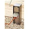 Philips Garden Power Plug, Outdoor Bollard, Power Supply, Stainless Steel, IP44, Dimensions 23 x 7 x 7 cm, Philips Rock Weatherproof - Image 3