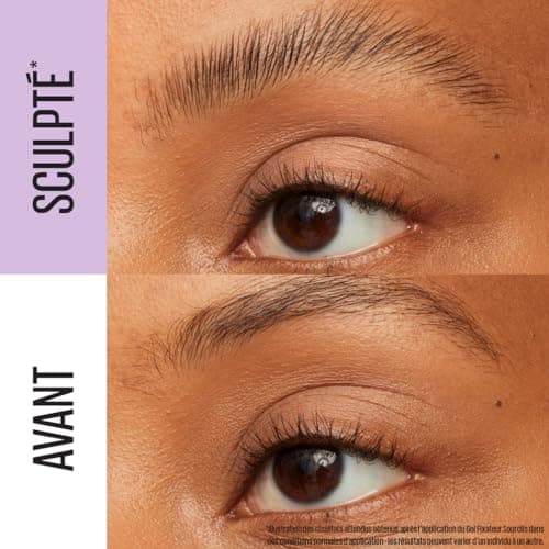 Maybelline New York - Clear Eyebrow Fixing Gel - With Sculpting Brush - Extreme Hold 24H - No Residue - No Cardboard Effect - Non Sticky Finish - Superlock Brow Glue - Image 4