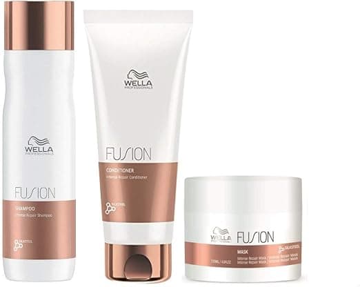 Wella Fusion Intense Repair Bundle Shampoo 250ml Conditioner 200ml & Mask 150ml - Image 1