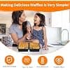 2 Pieces Air Fryer Ninja, Reusable Silicone Air Fryer Mould Accessories For Cosori Air Fryer 10L Twinfry & Ninja Af500EU, Belgian Waffles, Air Fryer Waffles Accessories - Image 4