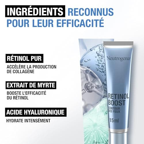 Neutrogena – Retinol Boost Eye Contour Anti-Aging Care (15 ml tube) – Facial treatment to combat signs of aging, fine lines and crow's feet - Image 7