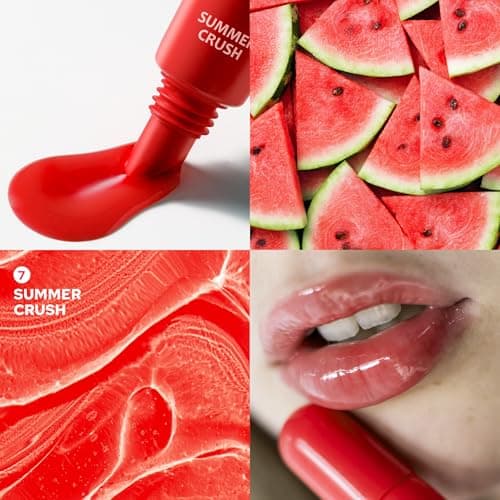 Dermacol Lip Treat Baume à lèvres aux sphères comblantes d'acide hyaluronique - Soin hydratant vegan à la texture Melting Touch et à la teinte brillante, 10 ml, no. 7 - Summer Crush - Image 5