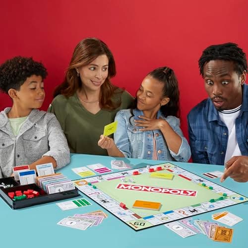 Monopoly, Large Board Game with Storage Box and Pawns - French Version - Image 8