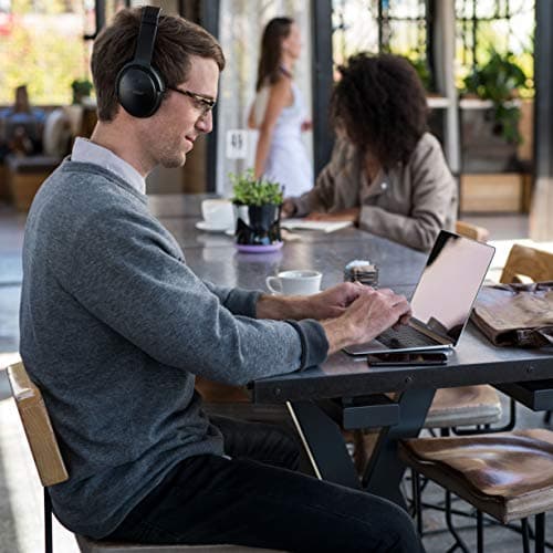 Supra-Aural Bose QuietComfort 35 II Wireless Bluetooth Headphones with Built-in Microphone for Voice Control via Alexa, Black - Image 4