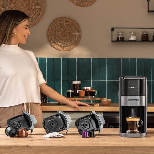 Cecotec FreeStyle Compact White Capsule Coffee Makers 4 in 1 Very Compact Espresso Maker Suitable for Ground Coffee, Dolce Gusto, Nespresso, ESE Pod and Senseo. - Image 5