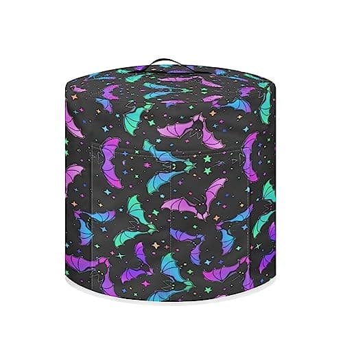 Halloween Bat Air Fryer Cover with Top Handle and Storage Pockets, Dust Cover Compatible with Instant Pot Dust Protector for - Image 2
