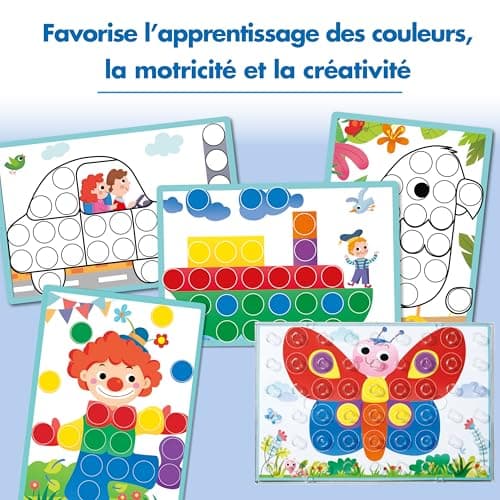 Ravensburger - Colorino - 24011 - Game to Learn Colours - Development of Fine Motor Skills - Educational Game - Children's Mosaic - French Version - 24011 - Image 4