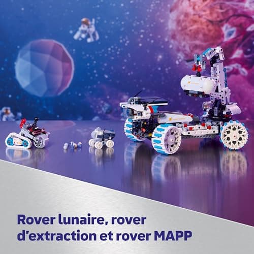 LEGO Technic Véhicule Lunaire Lunar Outpost - Jouet Interactif STEM - Engin Spatial - Bras Rotatif & Panneaux Solaires - Maquette de Robot - Cadeau d'Anniversaire pour Garçon ou Fille dès 10 ans 42211 - Image 4