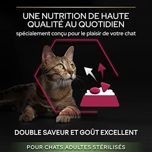 PURINA PRO PLAN | Savoury Duo | Complete Food for Sterilised Adult Cats | Promotes Urinary Well-Being with High Protein Content | Rich in Duck and Liver | Dry Food | Bag | Pack of 4 x 3 kg - Image 5