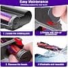 Motorized Brush Head for Dyson V6 DC58 DC59 DC62 DC72 D74 SV04 SV06 SV09, Direct Drive Turbine Floor Use for Dyson V6 DC58 DC62, Replacement Brush for Hard Floors and Carpets - Image 7