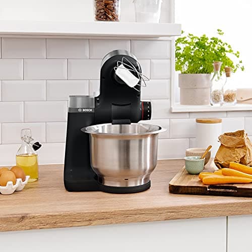 Bosch MUMS2VM00 Series Food Processor 2-900 W, 7 Speeds + Turbo, Pastry Kit, 3.8 L Stainless Steel Bowl, Black - Image 4