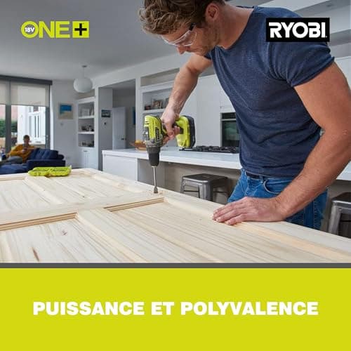 Perceuse-visseuse RYOBI - R18DD3-220S - 18V One+ - 2 batteries 2.0Ah - chargeur rapide - Image 7