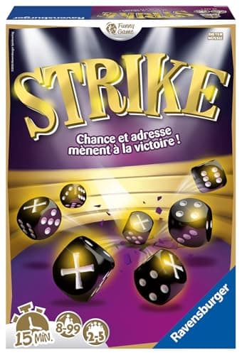 Ravensburger - Strike - Jeu d'ambiance - Jeu de dés - Famille ou Entre Amis - de 2 à 5 Joueurs - à partir de 8 Ans - Mixte - 26572 - Version française - Image 3