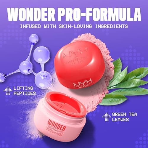 NYX Professional Makeup Wonder Snatch Powder – Poudre libre fixatrice – Fini mat doux – Tenue 16H Sans Effet plâtre – Texture Ultra-Légère – Teinte : Cheeky Cherry - Image 5