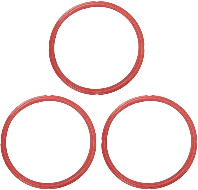 3 x Silicone Sealing Rings for Instant Pot Duo/Lux/Ultra/Smart Series Pressure Cooker - 6 Litre - Image 1
