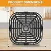 GCQ Air Fryer Accessories for Instant Vortex Plus 6QT Instant Pot Vortex Plus 6QT Clear Cook Air Fryer, Original Replacement Tray for Hot Air Fryer, Grill Plate, - Image 3