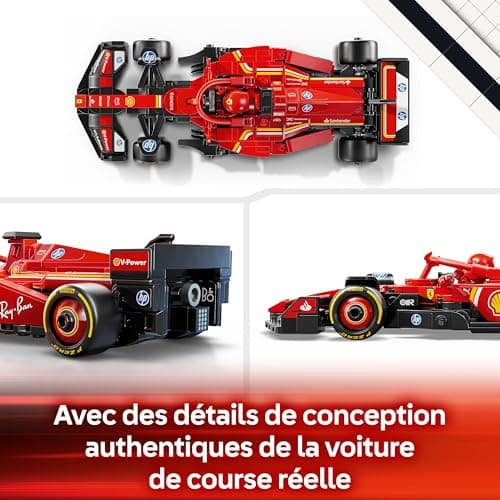 LEGO Speed Champions Voiture F1 Ferrari SF-24 - Jeu de Construction avec véhicule de Course - Inclut minifigurine Collector de Pilote de Formule 1 - Idée Cadeau pour garçon ou Fille 77242 - Image 6