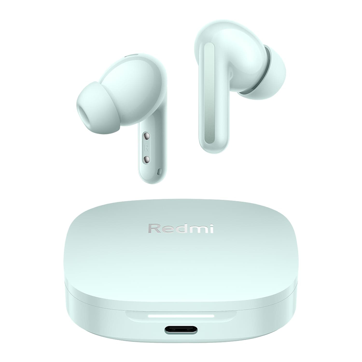 XIAOMI XIAOMI Redmi Buds 6: Wireless Bluetooth Headphones, Bluetooth Headphones, In-ear, Dual Drivers, Immersive Sound, Active Noise Reduction of 49 dB, Up to 10 Hours + 42 Hours Battery Life, IP54, Green