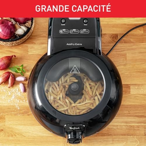 Tefal Actifry Extra Deep Fryer Oil Free 1.2 kg Fries, Odourless, Automatic Temperature Regulation, Brewing Blade, Glass Lid, Air Fryer FZ722815 - Image 6