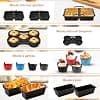 Silicone Air Fryer Mould Set for Ninja 10.4L AF500EU, Air Fryer Mould for Ninja Foodi Flexdrawer 10.4L, Reusable 10.4L Airfryer Dish Ideal for Family/Friends Gatherings, Party - Image 5