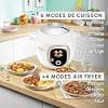 Moulinex Cookeo+ with Extra Crisp, Multicooker, Air fryer, 10cooking modes, Pressure cooking, Easy Step-by-step recipes, CE85XCF0, White - Image 4