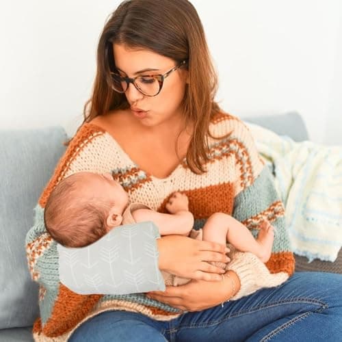 Coussin de bras confortable pour berceau, coussin d'allaitement doux, confortable et lavable avec trou de bras pour allaitement, voyage, maman, - Image 4