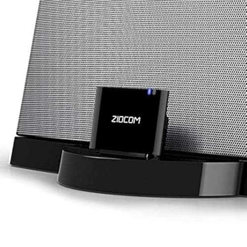 ZIOCOM 30 Pin Bluetooth Receiver Adapter for iPhone iPod Bose SoundDock and Other 30 Pin Dock Speakers with 3.5mm Aux Cable (Not for Car and Motorcycles), Black - Image 2