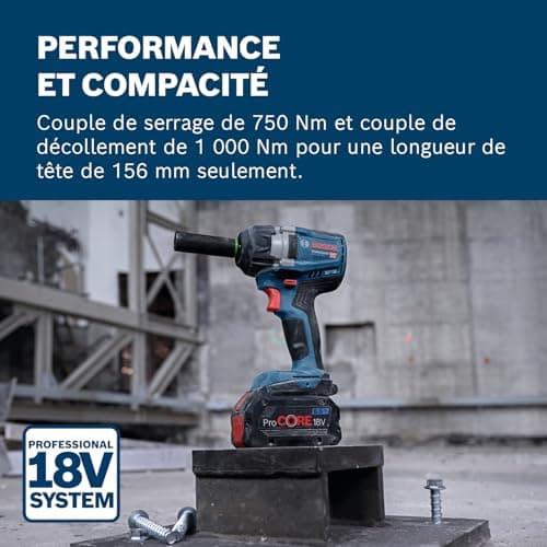 Bosch Professional 18V System Wireless Nutrunner GDS 18V-750 C (without battery/charger) - Image 3