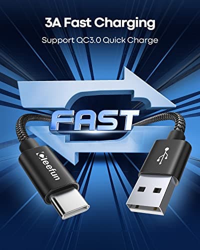 CLEEFUN 5M USB C Cable, Heavy Duty USB 2.0 Cable USB A to USB C, Type C Charger for PS5 Controller, for iPhone 17/16/15 Pro-Max, For Samsung Galaxy S25 S24 S23, A16 A15, Surveillance Camera - Image 4