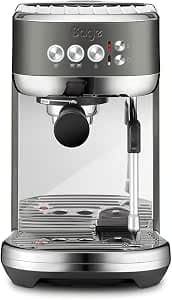 Sage - The Bambino Plus - Compact Coffee Machine with Automatic Milk Frother - 9 Bars, 1.9L Tank - Espresso Machine, 3 Texture & Temperature Settings - Black Stainless Steel