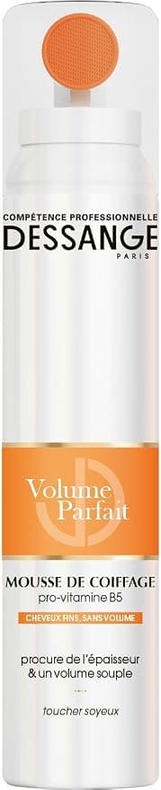 Dessange Perfect volume, styling foam for a puffing effect, long-lasting hold, fine hair, without volume - 200 ml can - Image 1