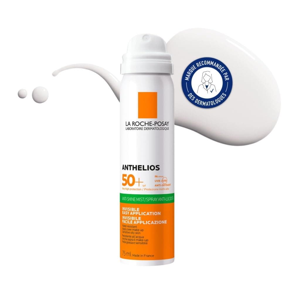 La Roche-Posay - Anthelios - Brume Visage SPF 50 - Protection Solaire Haute Performance - Fini Mat Invisible et Résistante à l’Eau - Brume Solaire 50 Adaptée aux Peaux Sensibles et Mixtes - Image 7