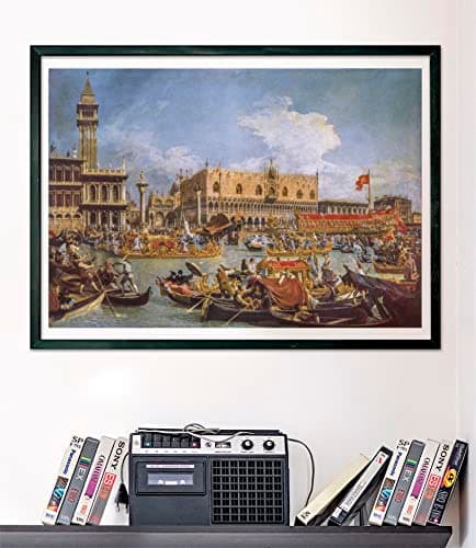 Clementoni - Museum Collection Canaletto, Return of Bucentaur at The Molo on Ascension Day-1000 Pieces-Puzzle, Adult Entertainment-Made in Italy, 39764 - Image 8