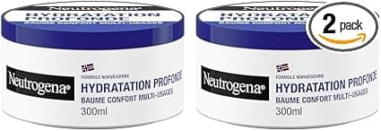Neutrogena | Comfort Balm Multi-Use Deep Hydration (300ml jar) - Moisturizing Balm with Norwegian Formula - Face and Body Balm for Dry Skin (Pack of 2) - Image 1