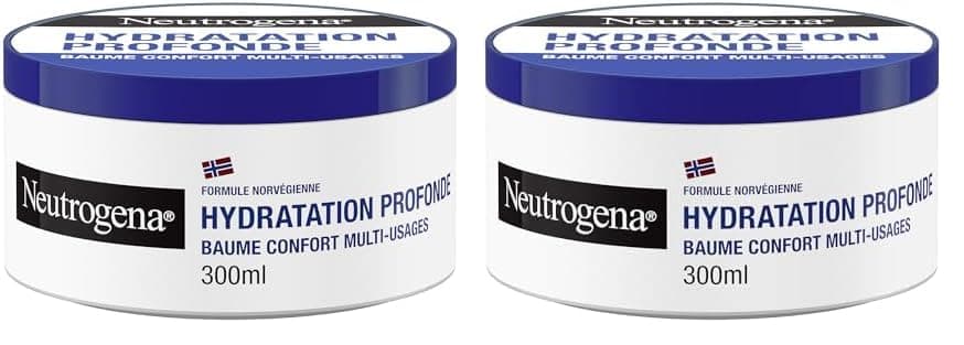 Neutrogena | Comfort Balm Multi-Use Deep Hydration (300ml jar) - Moisturizing Balm with Norwegian Formula - Face and Body Balm for Dry Skin (Pack of 2) - Image 2