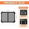 2 x Reusable Air Fryer Accessories for Ninja Foodi AF400EU & AF451EU - Silicone Air Fryer Mould to Prevent Splash Grease (Black) - Image 3